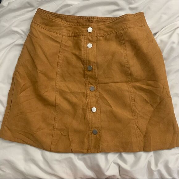 suede mini skirt - Picture 1 of 5